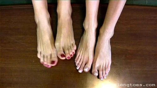 feet, fetish, long toes