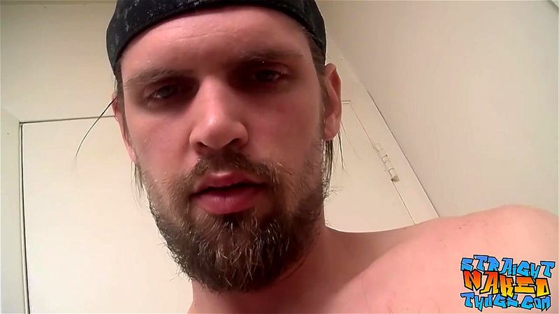 Hunky straight dude tugging until he squirts out cum Hunky straight dude tugging until he squirts out cum