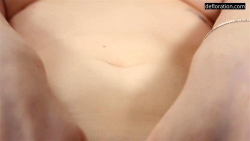 Big tits virgin blonde Gulya Pechkina masturbating