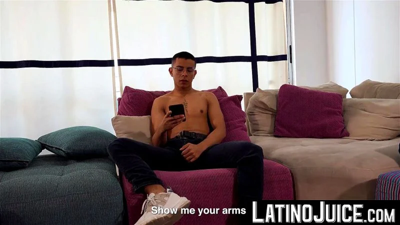 LatinoJuice.com - Stud Latino Jared Nyson masturbates befored cock riding POV