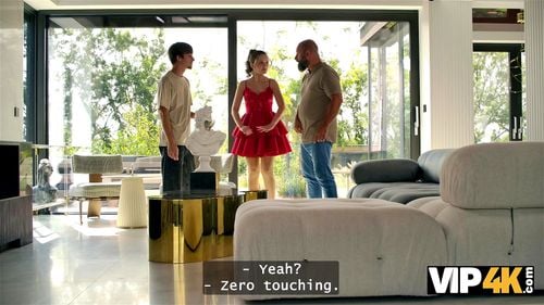 Vip4k porn video – VIP4K. Hot Una Fairy with natural tits sucked her BF's cock and then fucked his old man
