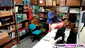 Shoplifter Bonnie Grey And Maya Bijou Get Slammed