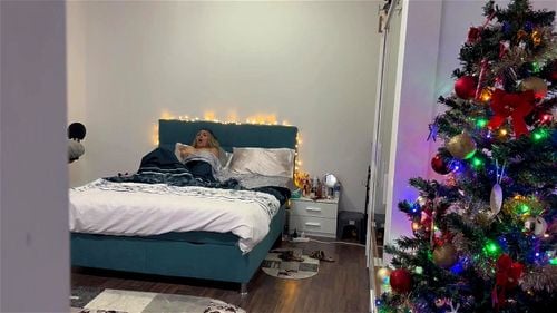 Spied porn video – Big step bro spying on horny blonde masturbating