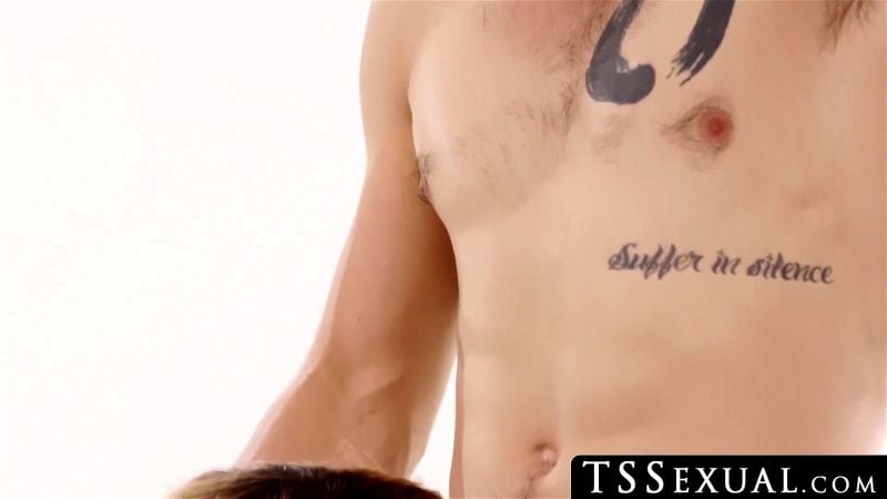 TSSexual.com - Ryder Monroe's massive cumshot swallow in a wild, sensual scene TSSexual.com - Ryder Monroe's massive cumshot swallow in a wild, sensual scene