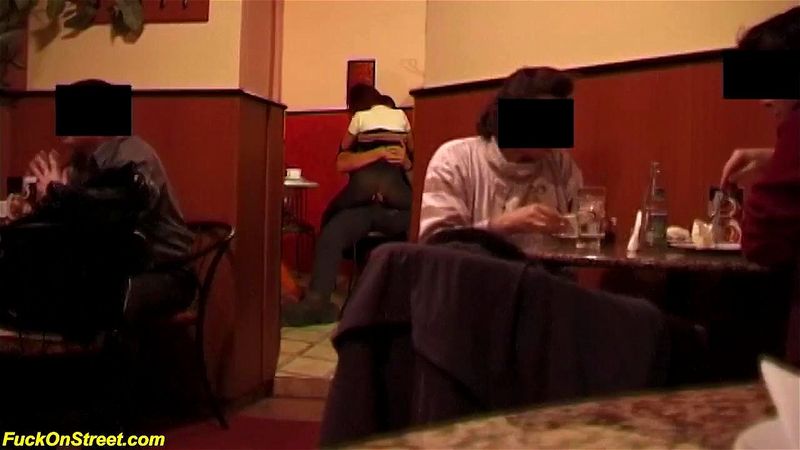 anal sex in a public coffee shop