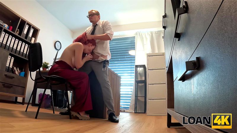 LOAN4K. Little redhead whore with big tits jumped on a dick in the office LOAN4K. Little redhead whore with big tits jumped on a dick in the office