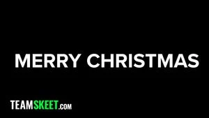 If He Decorates, He Can Grab Her Step Sister's Tits, If He Bakes Cookies, He Gets a Blowjob - Christmas is The Best