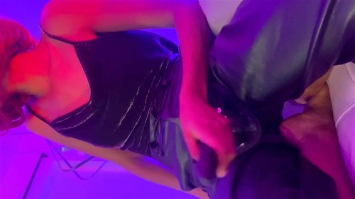 Poledance porn video – Trying out spanking with my leather whip