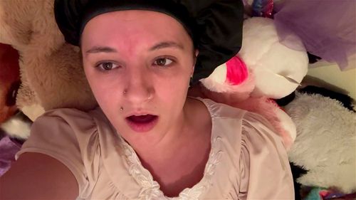 Face Only Pure Agony Solo Masturbation Dakota Marr In Bed In Nightie Pajamas