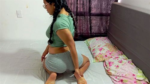 Creator porn video – stretching day at home