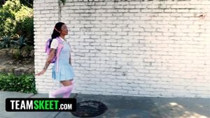 He Couldn’t Pay Rent So I Pounded His Little Asian Virgin Daughter’s Little Pussy