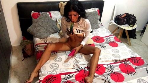 brunette masturbates with her dildo by TatiMartin: Amateur, Verified Creators & Latin Porn