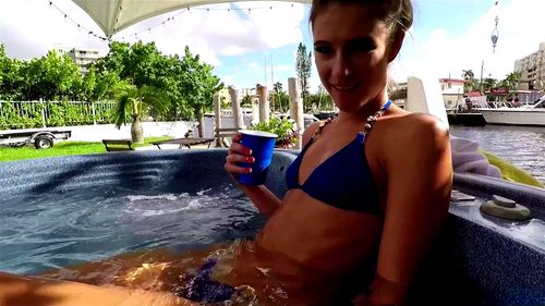 Tara Ashley porn video – Look under the water stepbro, what do u see?