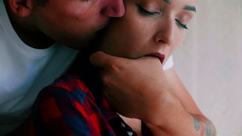 Neck porn video – I kiss my stepdaughter on the neck and she sucks my fingers.
