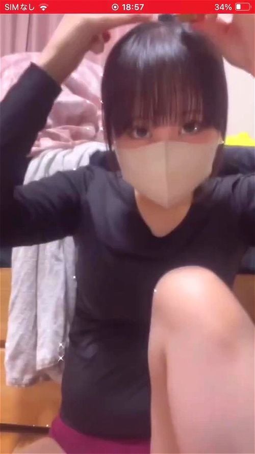 配信　　仕事前に巨乳見せ
