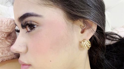 Beautiful Latin girl face