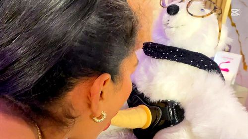 Harness porn video – harness to my bear and gave him a good blowjob