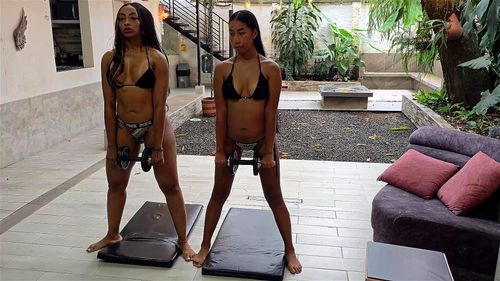 Ejercicio porn video – Brianna & Alexa Sexy Workout Youll Want on Repeat