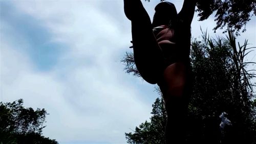 Sun porn video – Taking some sun