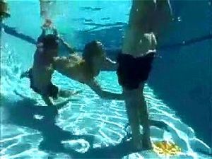 Watch Underwater threesome - Group, Hard Core, Underwater Porn - SpankBang