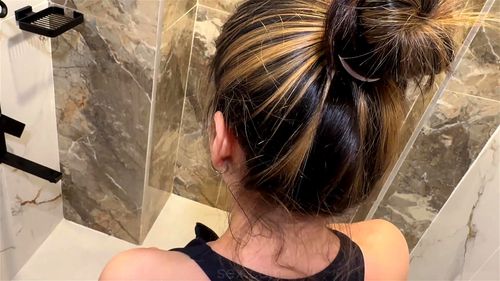 Hear porn video – A little tired after the workout. But my trainer calls me, and I'm a little amused to hear him.