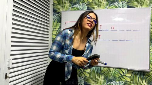 Active porn video – the active break at work today is in my charge. choose the hangman game. Do you know it?