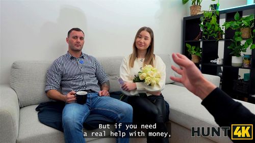 HUNT4K. I closed my BF’s eyes with banknotes and sucked stranger’s cock! I’m not that shy
