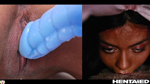 Cute Ebony Girl Gets Trappet In Magic Carpet - Canela Skin Hentai Anime Bunny Girl Creampie Ahegao
