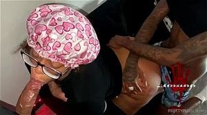 Black babe threesome