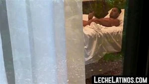 Alluring Leo's solo masturbation session with his hot, throbbing cock