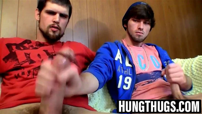 Bearded dude gets slow handjob from his straight best friend