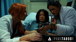 PURE TABOO Asian Virgin Lulu Chu Gets ALIEN DICK DRAINED By Stepmom Penny Barber & Dr. Sophia Locke!