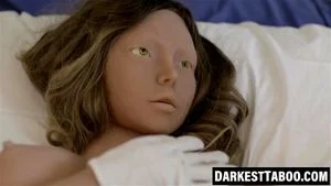 Kendra Sunderland fucks sex doll for boyfriends fantasy