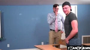 Zander Lane Was Tricked And Fucked By Professor Mason Lear