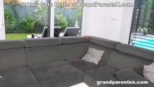 BUSTED! Maid Catches Old Couple at GrandParentsX