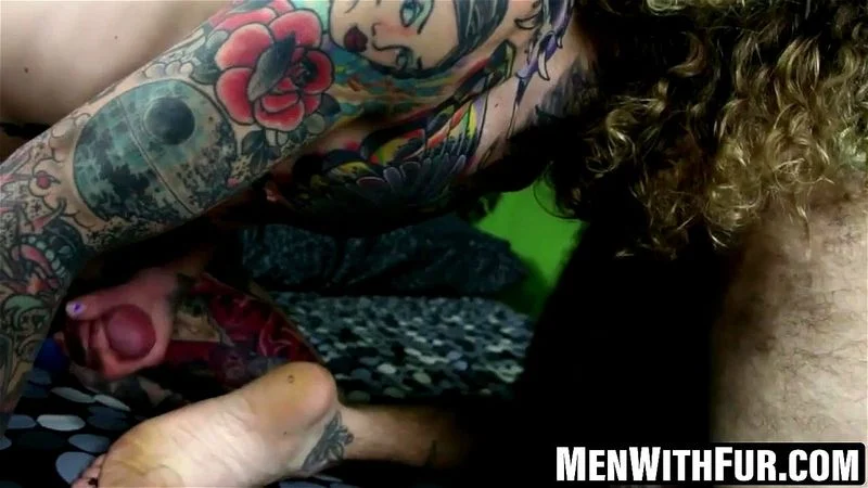 Long hair B Nefarious rams pole into Farmer Toms tight rear