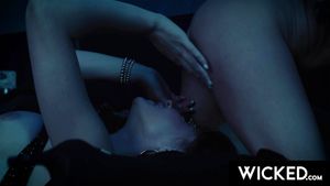 WICKED - Blonde Emma & Ruby's Roadside Pussy Lick Frenzy