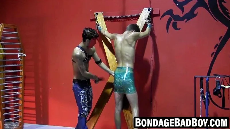 BondageBadBoy.com - Justin Martinez's hot ass endures a flogging