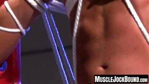 Jessie Balboa moans from Dire Callahan's clothespins