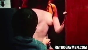 Joe Gage and buddy stroke their massive cocks together