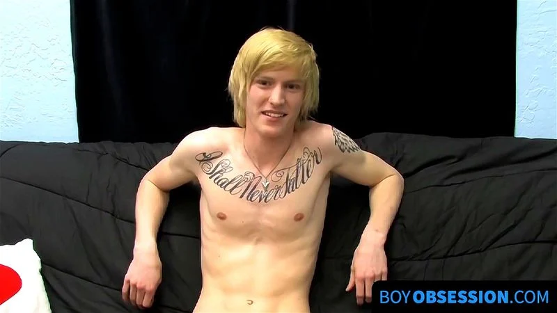 Kinky inked Dustin's passionate and intense solo wanking