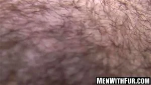 Ultra hairy Joel Someone laps his musky pits before solo jerk