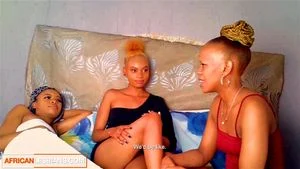 Amateur Ebony Best Friends Go Wild Eating Black Pussy In Lesbian Threesome