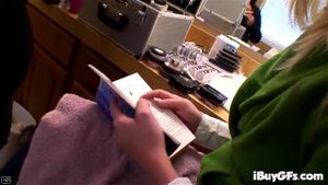 Hot big tittied blonde will get your dick wet in POV