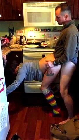 Kitchen Rough Doggy Style Fuck