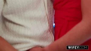 WIFEY Busty Blonde Hotwife Alexa Leigh Rides A Huge Cock While Hubby Films
