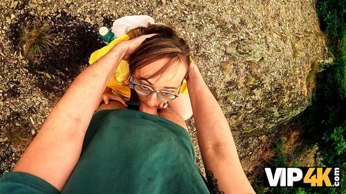 VIP4K. Got her a nice offer and fucked her in the forest ft. Emejota & Alexander Tda: Porn