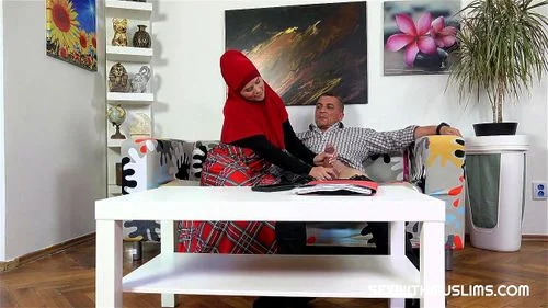 Sexy bitch in red hijab really loves hard cocks ft. Steve Q & Ema Ribeiro by Sex With Muslims: Porn