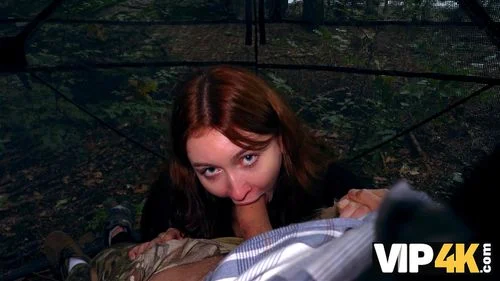 VIP4K. The Hunter Fucks a Red-Head in the Forest ft. Stanley Johnson: Blowjob, Doggy & Cuckold Porn