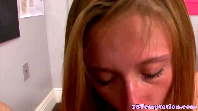 Stepteen student cocksucking and tugging